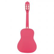 MARISOL 44PK - Chitara clasica 4/4, intreaga (culoare roz), husa, tuner, scaunel de picior
