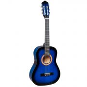 MARISOL 44BLS - Chitara clasica 4/4, intreaga (culoare albastra), husa, tuner, scaunel de picior
