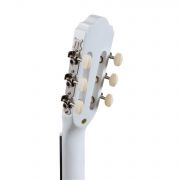 MARISOL 34WH - Chitara clasica 3/4, trei sferturi (culoare alba), husa, tuner, scaunel de picior