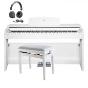 KYRIOS WH - Set pian digital cu bancheta, stativ lemn, casti, 3 pedale