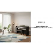 KYRIOS BK - Pian digital, 88 de clape, claviatura Hammer Action, port USB, 3 pedale, 4 tipuri de Reverb