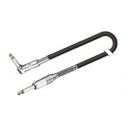 Soundsation MICJJP-6BK - Set 2 cabluri claviatura, jack 6.3 mm - jack 90 grade  6.3 mm, lungime 6 metri