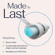 Kit Alpine SleepDeep Revolutionary 3D Oval Shape - Dopuri antifonice pentru somn si solutie de curatare