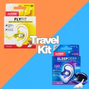 Alpine Travel Kit - Set dopuri antifonice pentru calatorie si pentru somn, Alpine SleepDeep si Alpine FlyFit