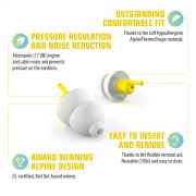 Alpine Travel Kit - Set dopuri antifonice pentru calatorie si pentru somn, Alpine SleepDeep si Alpine FlyFit