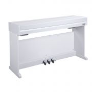 NUX NCK-330 WH - Set pian digital cu bancheta, stativ lemn, casti, 3 pedale
