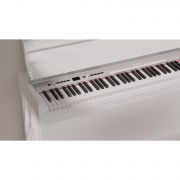 NUX NCK-330 WH - Set pian digital cu bancheta, stativ lemn, casti, 3 pedale