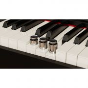 NUX NCK-330 WH - Set pian digital cu bancheta, stativ lemn, casti, 3 pedale