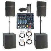 Soundsation Hyper 1815EX - Sistem profesional de sonorizare, 2 x 2200W (putere muzicala)