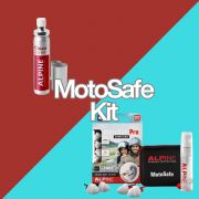 Kit Alpine MotoSafe PRO Ear Plugs - Dopuri antifonice pentru motociclisti si solutie de curatare