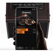 NUX AC-25 - Set amplificator portabil pentru chitara acustica si husa de transport