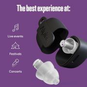 Alpine MusicSafe PartyPlug Pro Transparent 2025 - Dopuri antifonice pentru concert si solutie de curatare