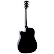 Soundsation AC-GP-44CEBK - Set chitara electro-acustica (husa, curea, tuner electronic, pene de chitara)