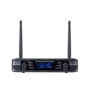Soundsation WF-U300HH-A2 - Set microfoane wireless, 300 de canale, Dual UHF