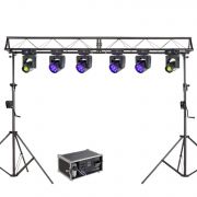 Inchiriere - Lumini de scena, 2 x moving head beams, 4 x wash moving head led, 1 x schela lumini, 1 x haze machine, 1 x DMX512