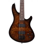 Schecter C-4 Standard (TB) - Set bass electric, case Fender Deluxe si cablu Fender Deluxe (5.5 metri)