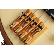 Schecter Stiletto Custom-4 NAT - Set bass electric, case Fender Deluxe si cablu Fender Deluxe (5.5 metri)