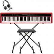 NUX NPK-200 RED - Set pian digital portabil, stativ, bancheta si casti audio