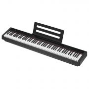 NUX NPK-200 BK - Pian digital portabil, claviatura hammer action cu 3 senzori, Bluetooth, 128 voci polifonice