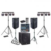 Soundsation PROVIBE 1815 4LEDKIT -  Sistem profesional de sonorizare si lumini de scena, 3560W (putere muzicala)