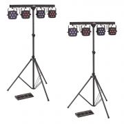 Soundsation PROVIBE 1815 4LEDKIT -  Sistem profesional de sonorizare si lumini de scena, 3560W (putere muzicala)