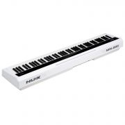 NUX NPK-200 WH - Pian digital portabil, claviatura hammer action cu 3 senzori, Bluetooth, 128 voci polifonice