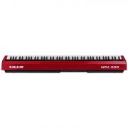NUX NPK-200 RED - Pian digital portabil, claviatura hammer action cu 3 senzori, Bluetooth, 128 voci polifonice