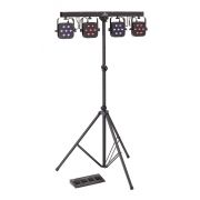 Soundsation PROVIBE 1815 4LEDKIT -  Sistem profesional de sonorizare si lumini de scena, 3560W (putere muzicala)