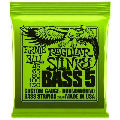 Ernie Ball Regular Slinky Bass 5 2836 - Set Corzi Bass Electric