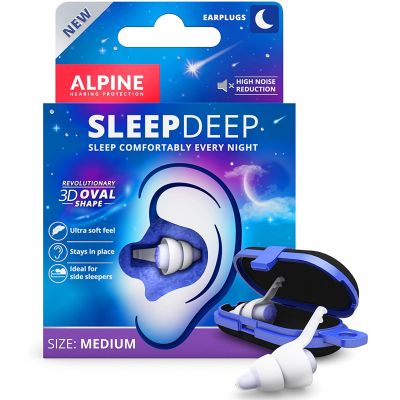 Alpine MusicSafe SleepDeep Revolutionary 3D Oval Shape - Dopuri antifonice pentru somn