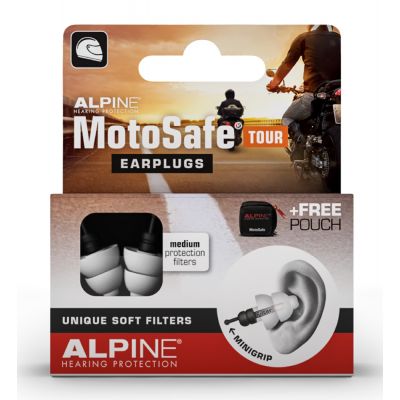 Alpine MotoSafe Tour Ear Plugs - Dopuri antifonice pentru motociclisti