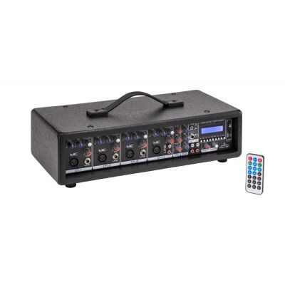 Soundsation PMX-4BT - Mixer amplificat 2 x 200W (Bluetooth, MP3 player, 6 canale)