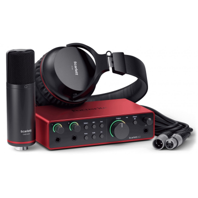 Focusrite Scarlett 2i2 4th Generation - Interfata audio "Home studio pack"