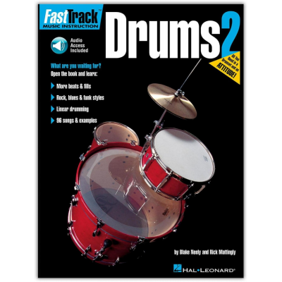 FastTrack Music Instruction Drums, Book 2 - Metoda de tobe