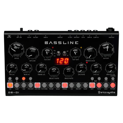 Erica Synths Bassline DB-01 - Sintetizator bass si Sequencer