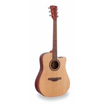 Soundsation EDGE-SDNCE-NT - Chitara electro-acustica, doza Fishman GT-1, fata de rezonata din lemn masiv
