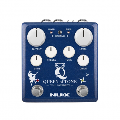 NUX Queen of Tone NDO-6 - Pedala Overdrive, Distorsion si Fuzz