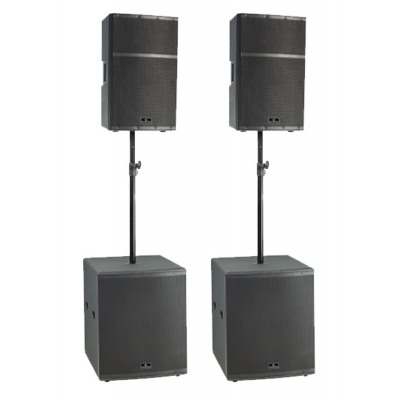 Soundsation Hyper 1512 - Sistem profesional de sonorizare (2 x 1200W)