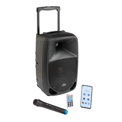 Soundsation GO-SOUND 10AIR - Boxa activa portabila, aplicație AIR APP, 1 microfon wireless, Bluetooth, 360W
