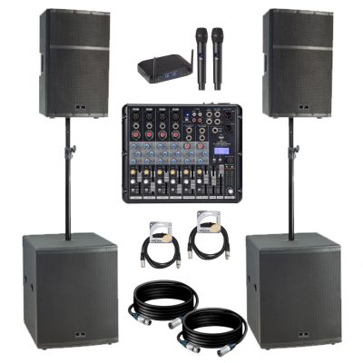 Soundsation Hyper 1815EX - Sistem profesional de sonorizare (2 x 1200W)