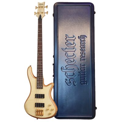 Schecter Stiletto Custom-4 NAT - Bass electric si Case