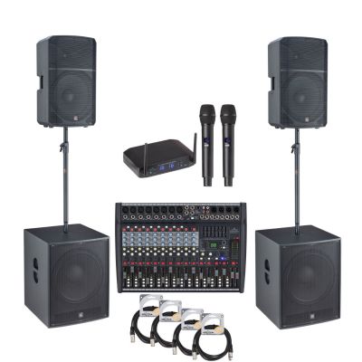 Soundsation PROVIBE 1512EX - Sistem profesional de sonorizare (2 x 1340W)
