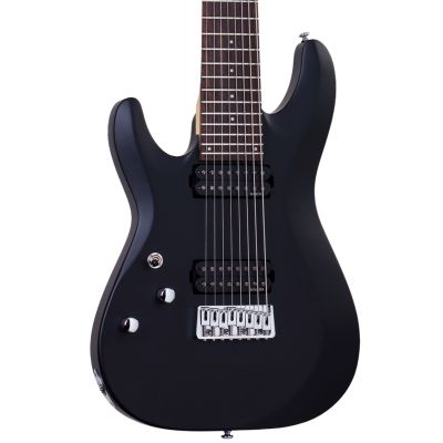 Schecter C-8 Deluxe LH (SBK) - Chitara electrica pentru stangaci