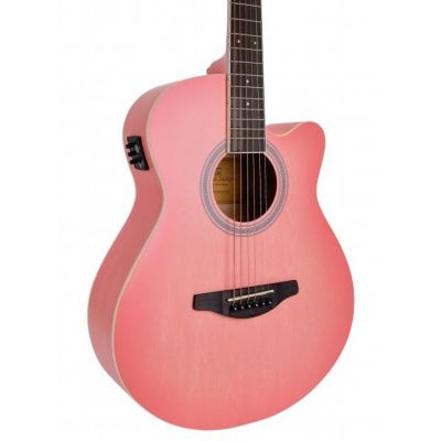 Soundsation SAGUARO-HW-CE PK (roz) - Chitara electro acustica