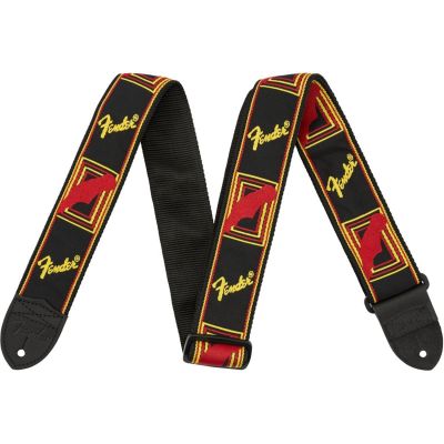 Fender Fender Monogramm Strap BYR - Curea chitara electrica, lungime 91 cm - 147 cm