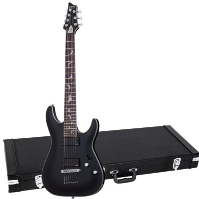 Schecter Damien Platinum-7 SBK - Chitara electrica, hardcase