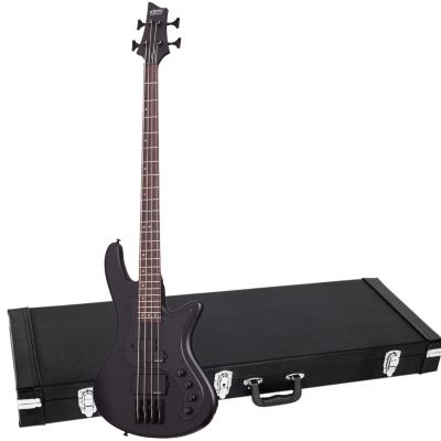 Schecter Stiletto Stealth-4 SBK - Chitara bass electric, hardcase