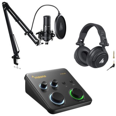 MAONO Studio One - Interfață audio pentru înregistrare, microfon, casti audio