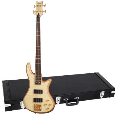 Schecter Stiletto Custom-4 NAT - Chitara bass electric, hardcase