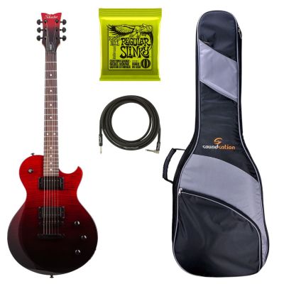 Schecter Solo-II Standard (BB) - Chitara electrica, husa de transport, cablu, corzi